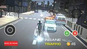 Bike Traffic Crazy Rush Taxi