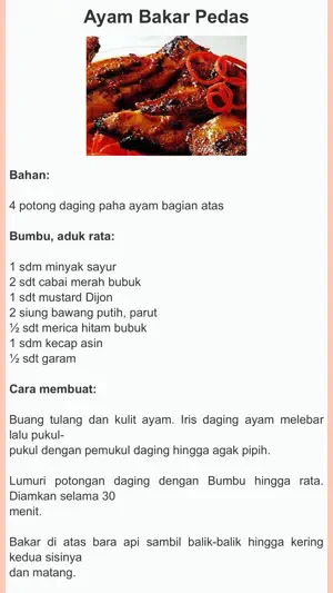 Resep Ayam Indonesia