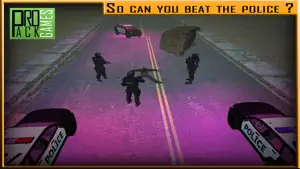 醉酒驾驶模拟器 - 道奇通过公路交通的警察是在你身后