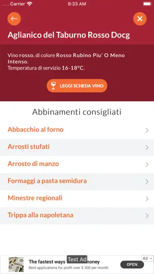 Abbinamento Cibo Vino